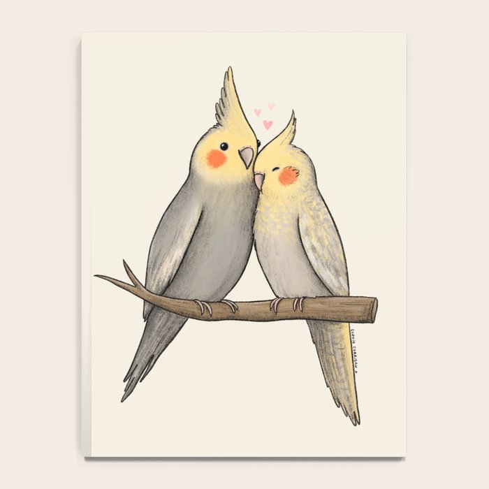 Cockatiel Cuddle Notebook Gallery Image 4