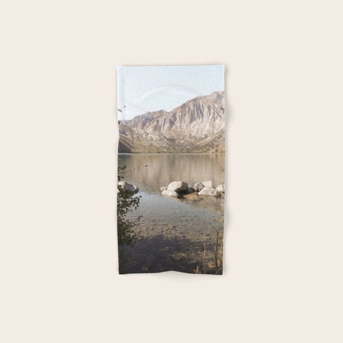 Mountains Of California Picture | Mammoth Lakes Landscape Art Print | USA  Nature Travel Photography Bath Towel Gallery Image 1