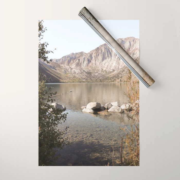 Mountains Of California Picture | Mammoth Lakes Landscape Art Print | USA  Nature Travel Photography Wrapping Paper Gallery Image 1