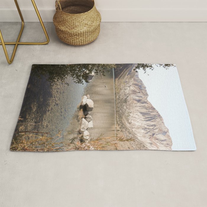 Mountains Of California Picture | Mammoth Lakes Landscape Art Print | USA  Nature Travel Photography Rug Gallery Image 1