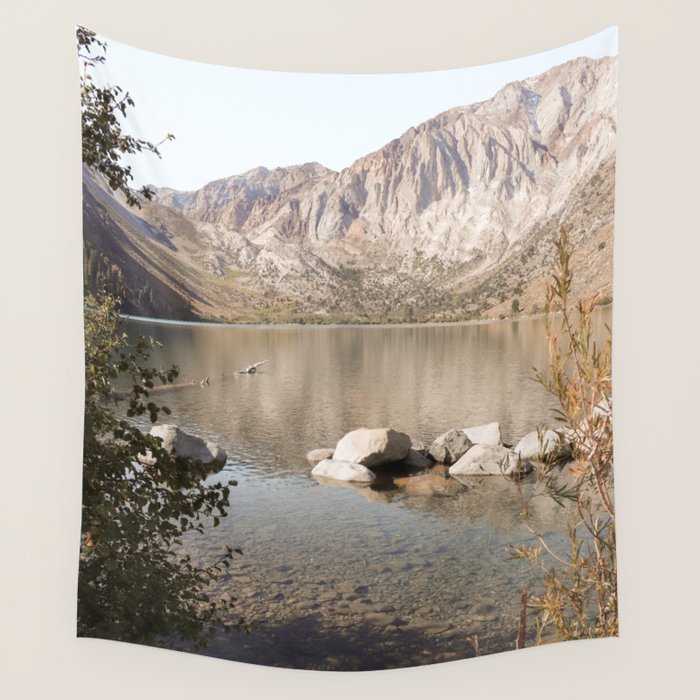 Mountains Of California Picture | Mammoth Lakes Landscape Art Print | USA  Nature Travel Photography Wall Tapestry Gallery Image 1