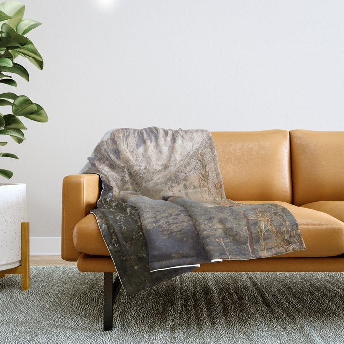 Mountains Of California Picture | Mammoth Lakes Landscape Art Print | USA  Nature Travel Photography Throw Blanket Gallery Image 1