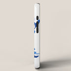 Blue Floral Print Minimalist Japanese Wall Art iPhone Case Gallery Image 2