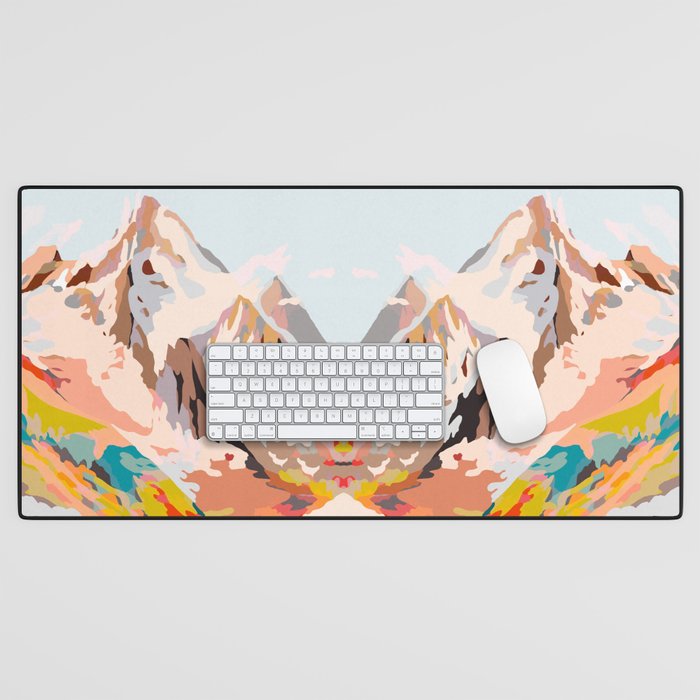 glass mountains Desk Mat Gallery Image 1