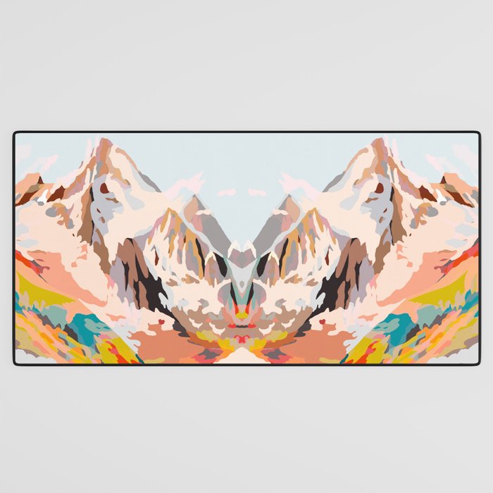 glass mountains Desk Mat Gallery Image 3