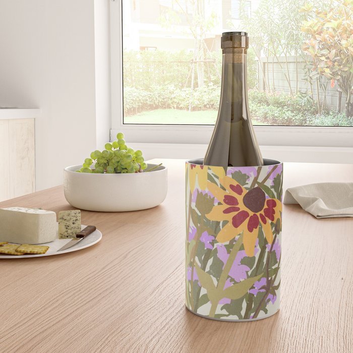 London Flower Market \ Aesthetic cottagecore Wine Chiller Gallery Image 4