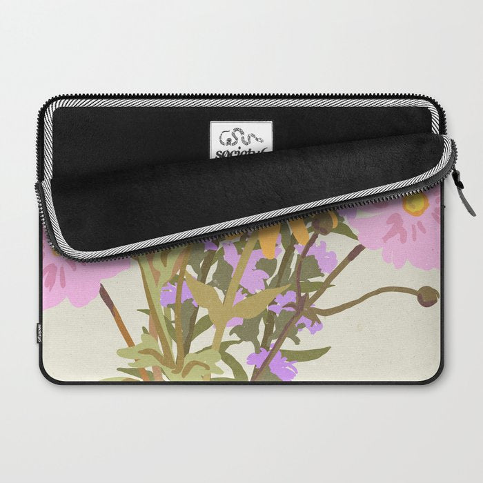 London Flower Market \ Aesthetic cottagecore Laptop Sleeve Gallery Image 2