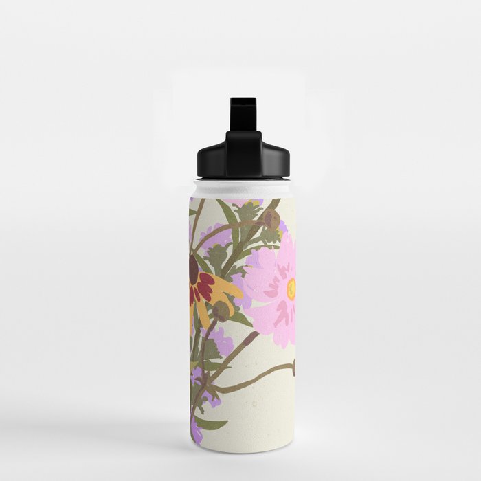London Flower Market \ Aesthetic cottagecore Water Bottle Gallery Image 2