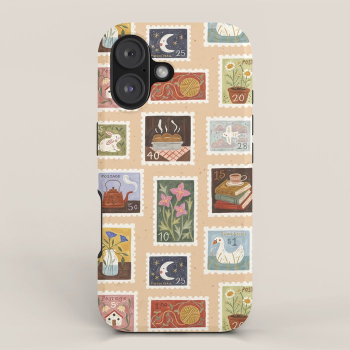 Stamp Collection iPhone Case Gallery Image 1