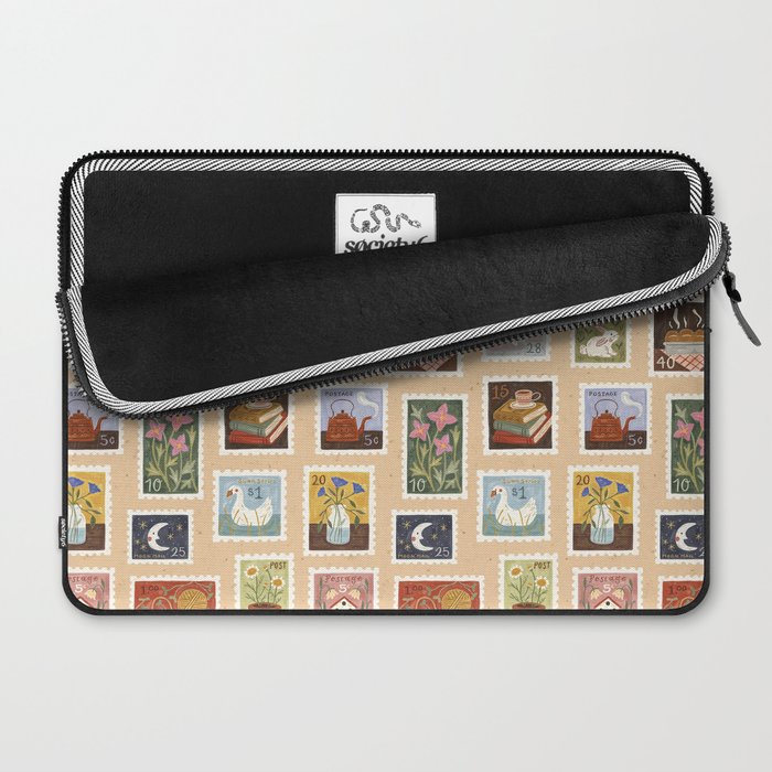 Stamp Collection Laptop Sleeve Gallery Image 2