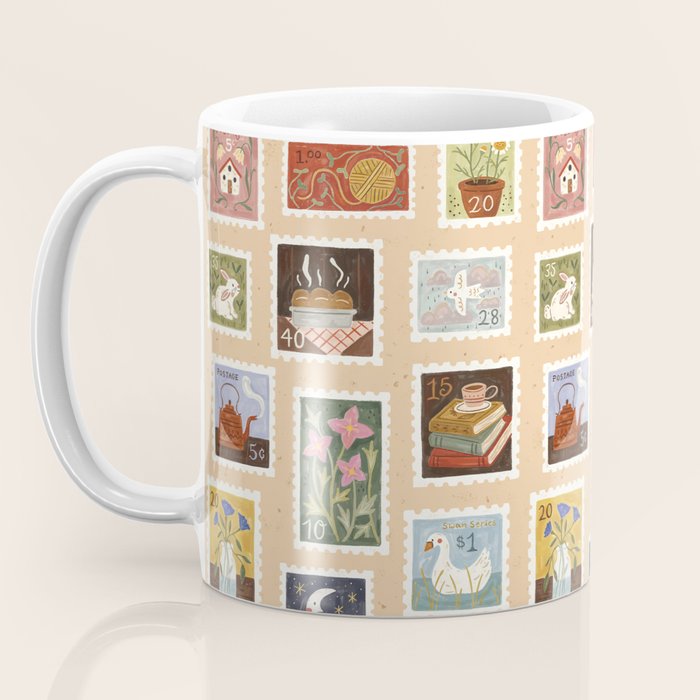 Stamp Collection Coffee Mug Gallery Image 3