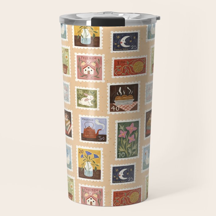 Stamp Collection Travel Mug Gallery Image 1