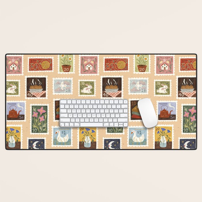Stamp Collection Desk Mat Gallery Image 1