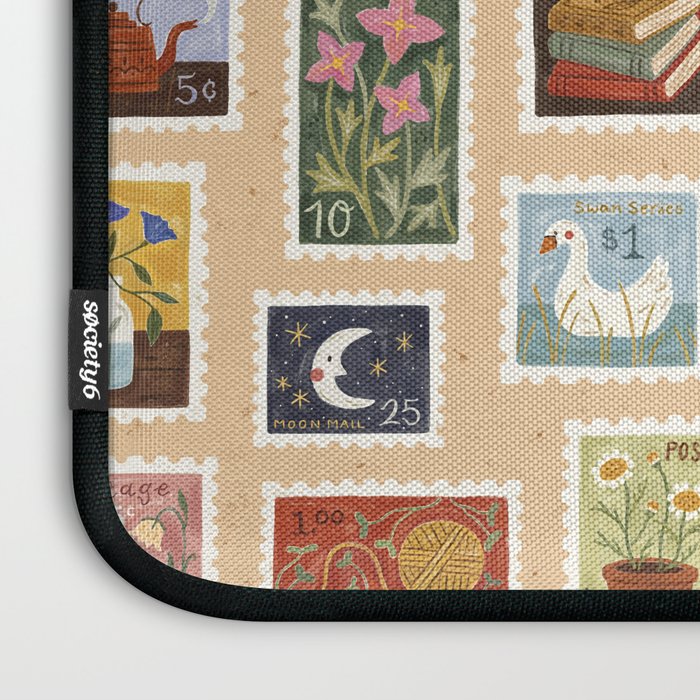 Stamp Collection Laptop Sleeve Gallery Image 3