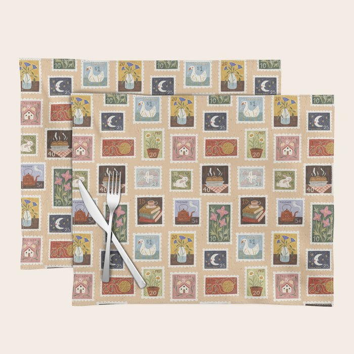 Stamp Collection Placemat Gallery Image 1