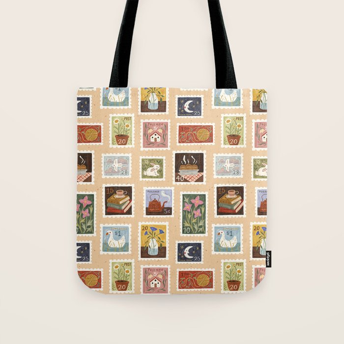 Stamp Collection Tote Bag Gallery Image 1