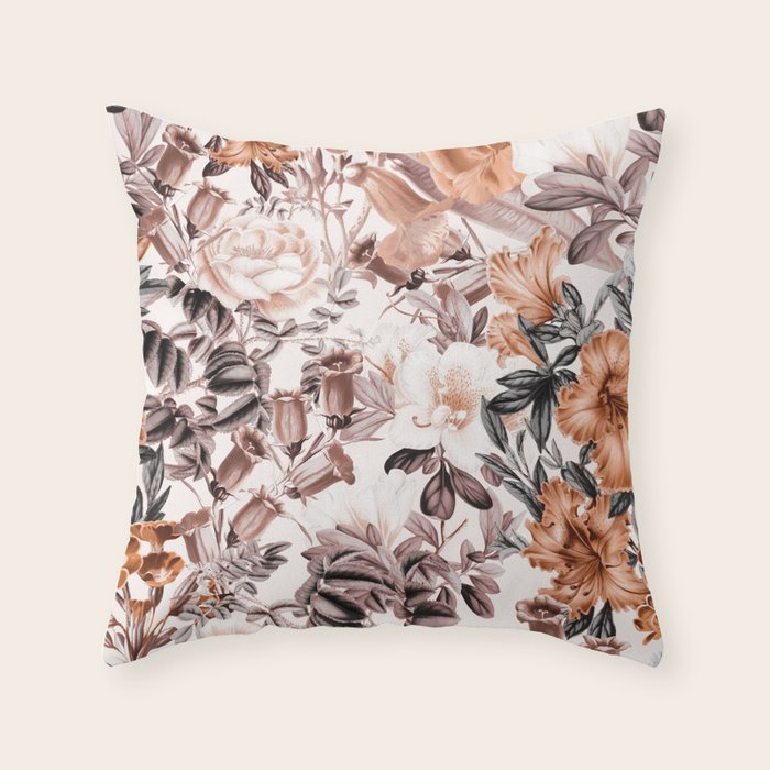 Summer Garden Throw Pillow Gallery Image 1