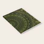 Mandala in olive green tones Notebook Gallery Image 2