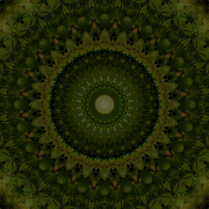 Mandala in olive green tones Coffee Mug Gallery Image 2