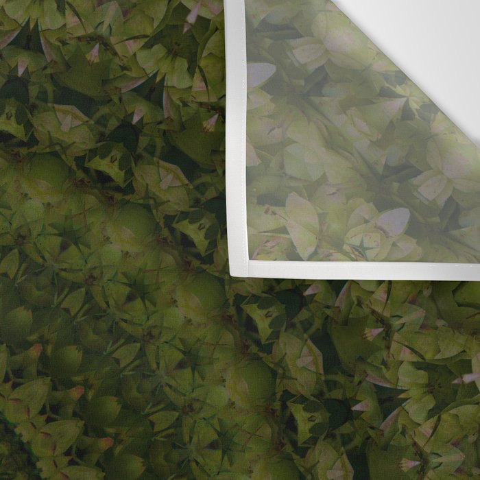 Mandala in olive green tones Wall Tapestry Gallery Image 3