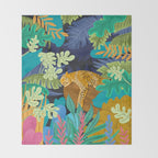 Sleeping Panther Throw Blanket Gallery Image 2