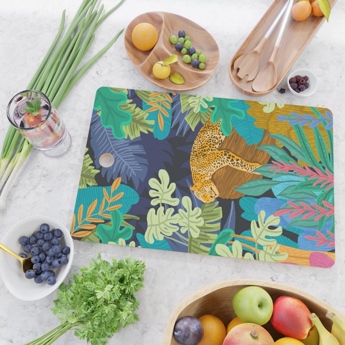 Sleeping Panther Cutting Board Gallery Image 2