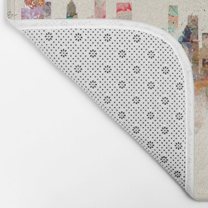 chicago illinois skyline Bath Mat Gallery Image 2