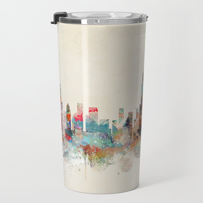 chicago illinois skyline Travel Mug Gallery Image 3