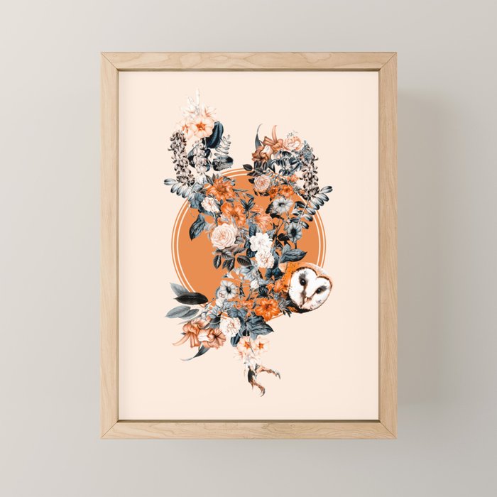 Owl Mini Art Print Gallery Image 1