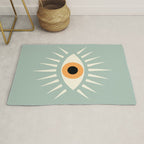 Yellow Eye Rug Gallery Image 1