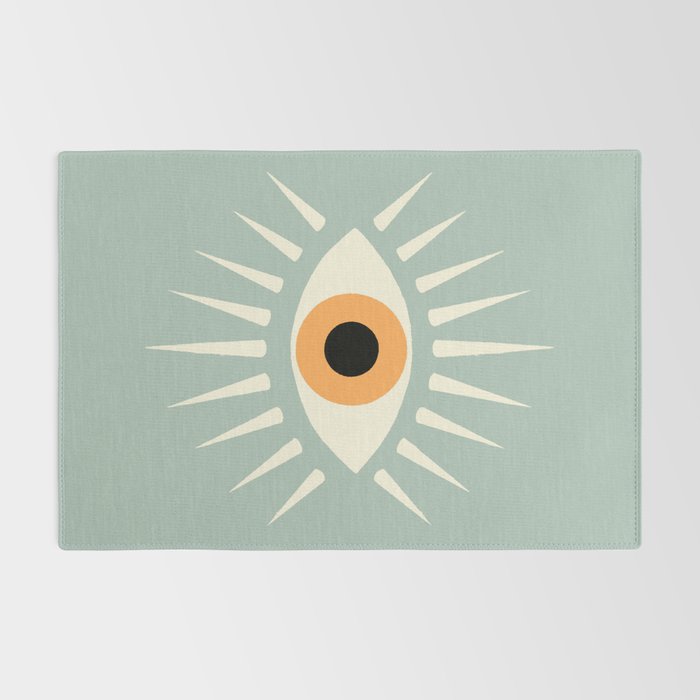 Yellow Eye Rug Gallery Image 2