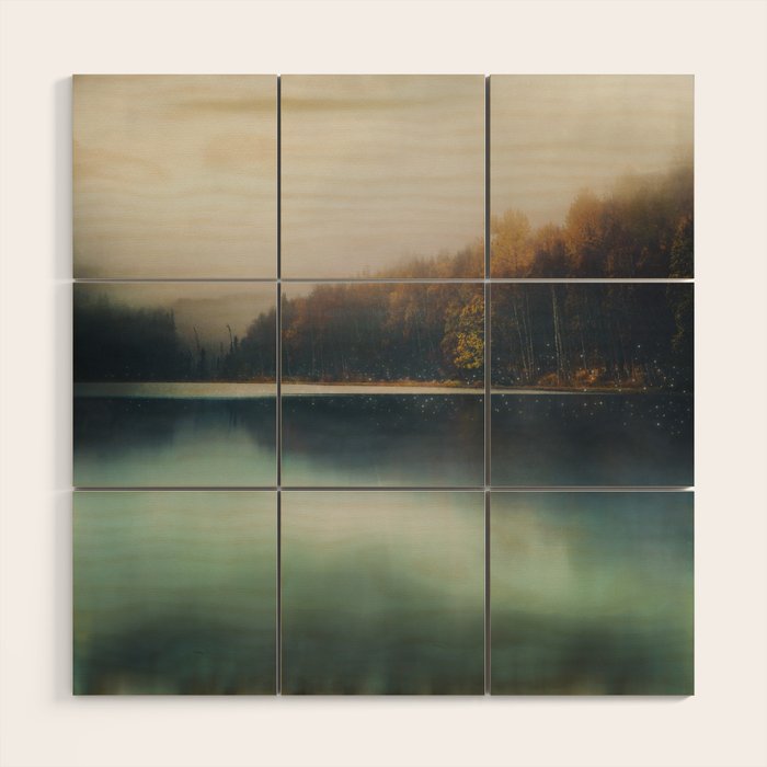 Autumn Dusk Wood Wall Art Gallery Image 1