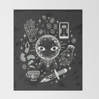 I See Your Future: Glow Throw Blanket Gallery Image 2