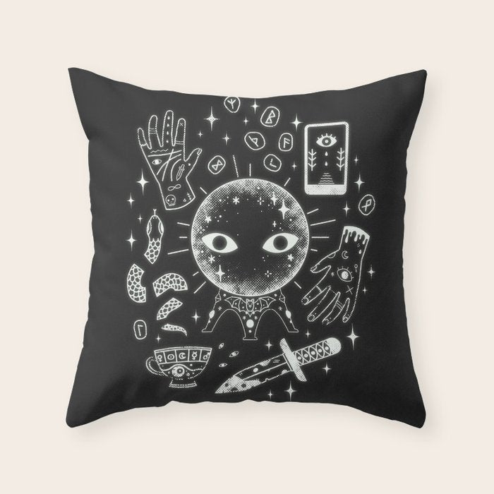 I See Your Future: Glow Throw Pillow Gallery Image 6