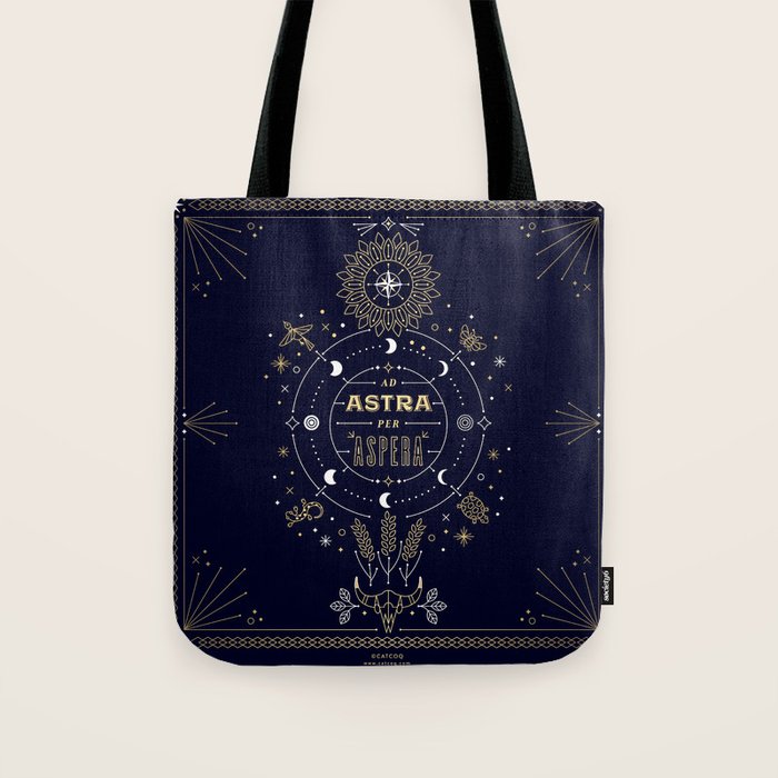 Ad Astra Per Aspera Tote Bag Gallery Image 1