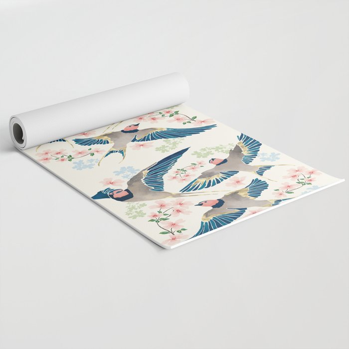 Swallows New Beginning II Yoga Mat Gallery Image 2