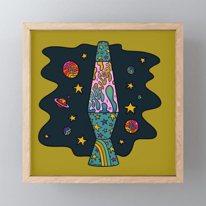 Capricorn Lava Lamp Mini Art Print Gallery Image 1