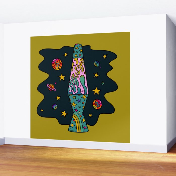 Capricorn Lava Lamp Wall Mural Gallery Image 2