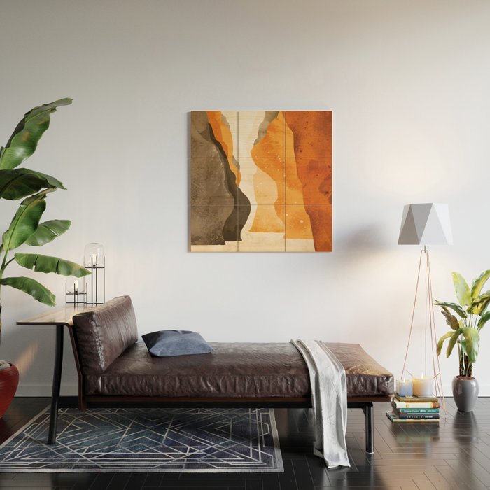Water Flow 5 Wood Wall Art Gallery Image 2
