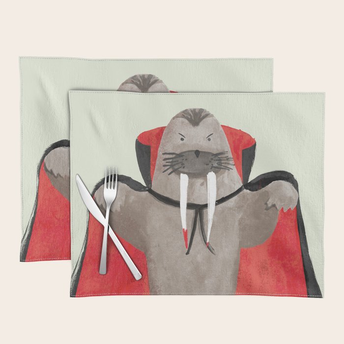 Vampire Walrus Placemat Gallery Image 1