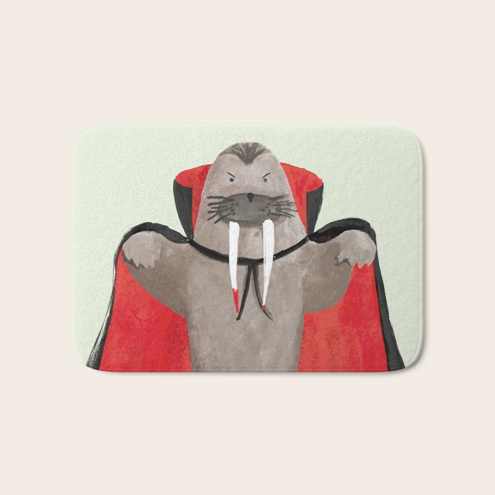 Vampire Walrus Bath Mat Gallery Image 1