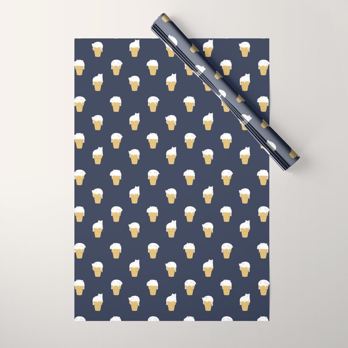 Meowlting Pattern Wrapping Paper Gallery Image 1