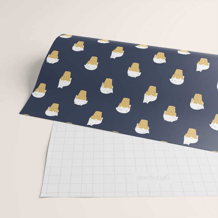Meowlting Pattern Wrapping Paper Gallery Image 2