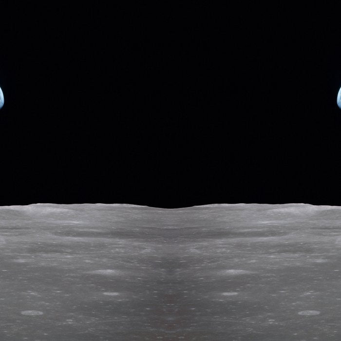 Earth rise over the Moon Coffee Mug Gallery Image 2