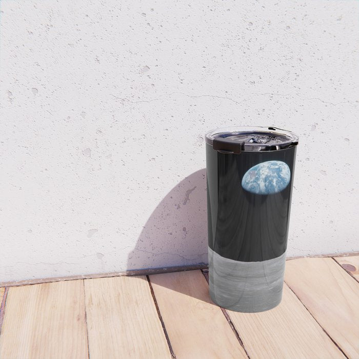 Earth rise over the Moon Travel Mug Gallery Image 4