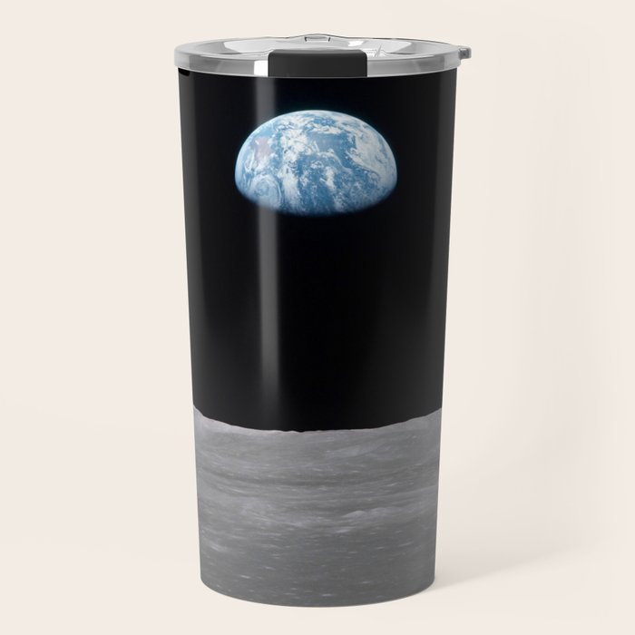 Earth rise over the Moon Travel Mug Gallery Image 1