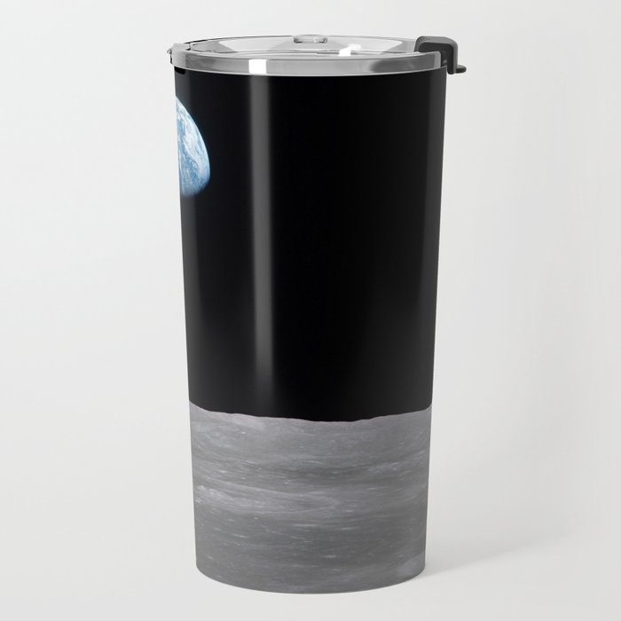 Earth rise over the Moon Travel Mug Gallery Image 2