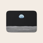 Earth rise over the Moon Bath Mat Gallery Image 1