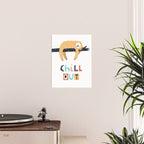 Chill out sloth Poster Gallery Image 2