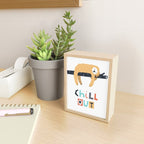 Chill out sloth Mini Art Print Gallery Image 2